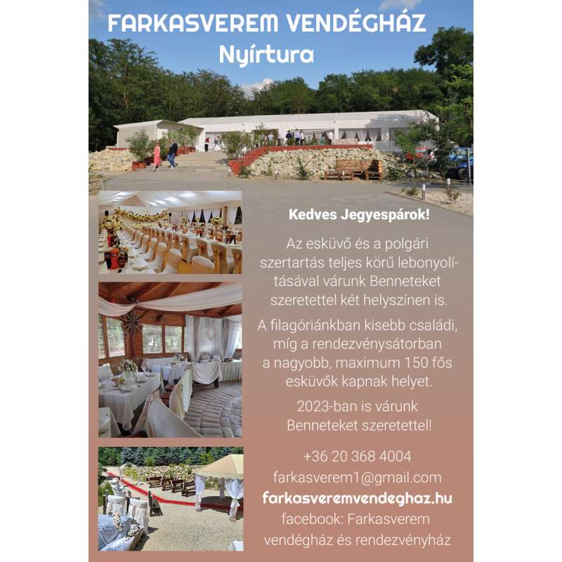 Farkasverem vendégház és rendezvényház