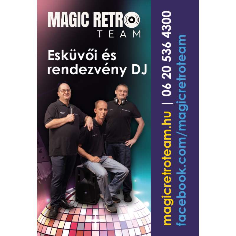 Esküvői DJ- Magic Retro Team