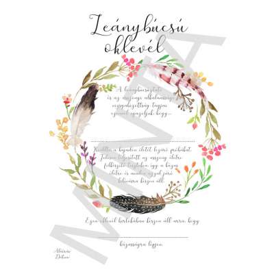 Legénybúcsú, leánybúcsú oklevelek, most ingyen letölthető! 13