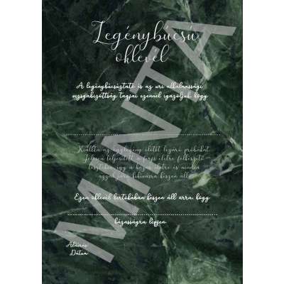 Legénybúcsú, leánybúcsú oklevelek, most ingyen letölthető! 15