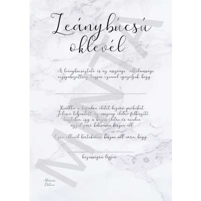 Legénybúcsú, leánybúcsú oklevelek, most ingyen letölthető! 3