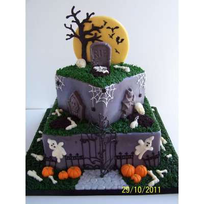 9 esküvői torta a Halloween szerelmeseinek 6.