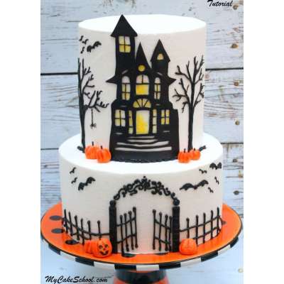 9 esküvői torta a Halloween szerelmeseinek 7.